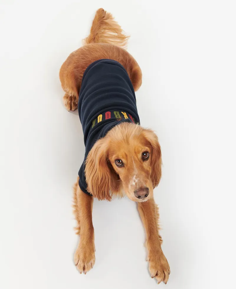 Barbour Dog Hoodie in Navy-2